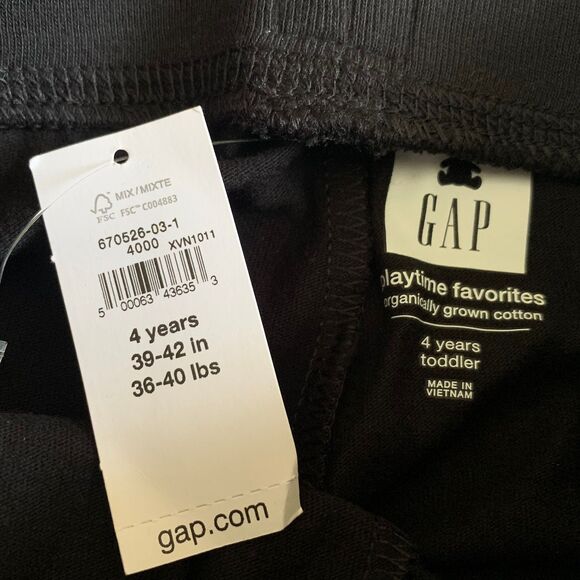 Gap 2 Piece Set Toddle Sz 4 Long Sleeve Tee And Pull-on Pants - Picture 7 of 11